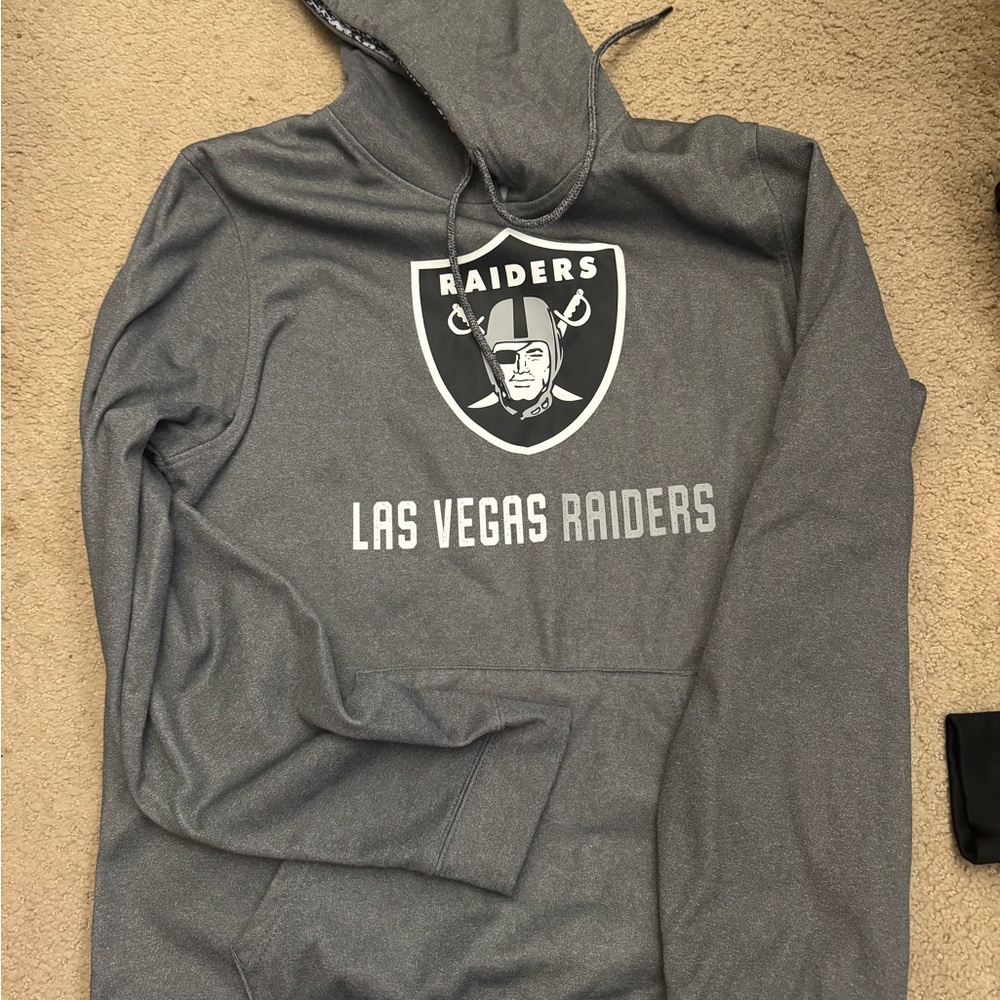 Las Vegas Raiders Gray Hoodie